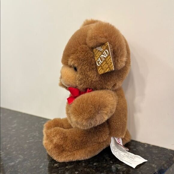Gund Brown and Red Stuffed Animal Plush - Picture 2 of 9